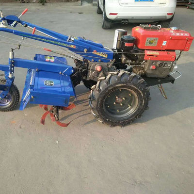 22HP περπατώντας το αγροτικό τρακτέρ δύο τρακτέρ περπατήματος ροδών με το άροτρο δίσκων