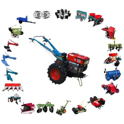 4WD τρακτέρ 8hp 680mm χεριών γεωργίας μικρός εξοπλισμός εργαλείων καλλιέργειας