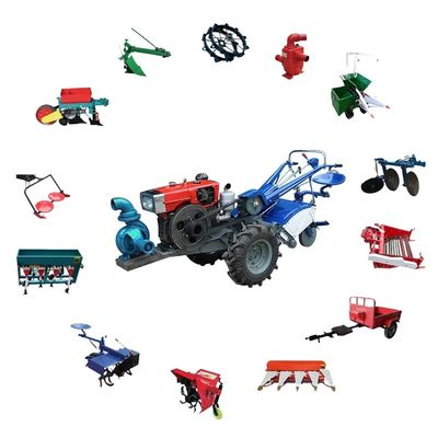 12hp περπάτημα του μίνι τρακτέρ 16hp χεριών περπατήματος diesel αγροτικών τρακτέρ 18hp